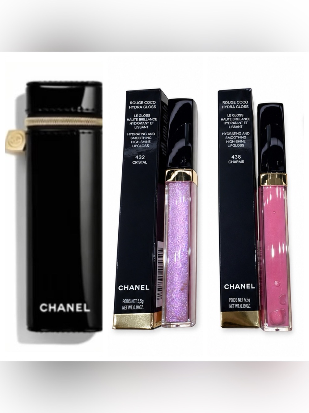 New Chanel Beauty Rouge Coco Hydra Gloss Set